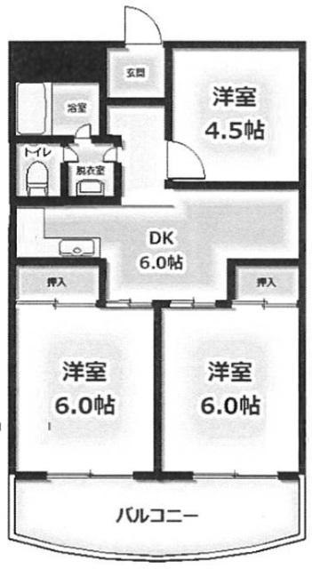 マロンパレスの間取り