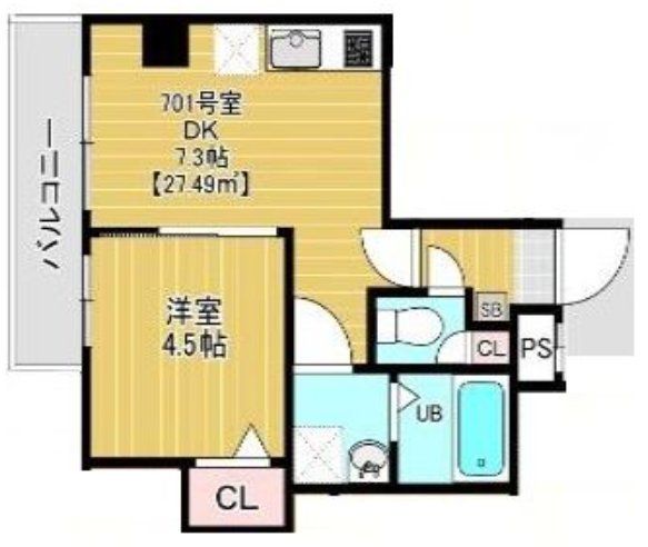 コティ港町の間取り