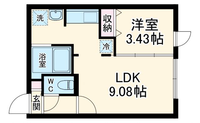 quador名古屋WESTの間取り