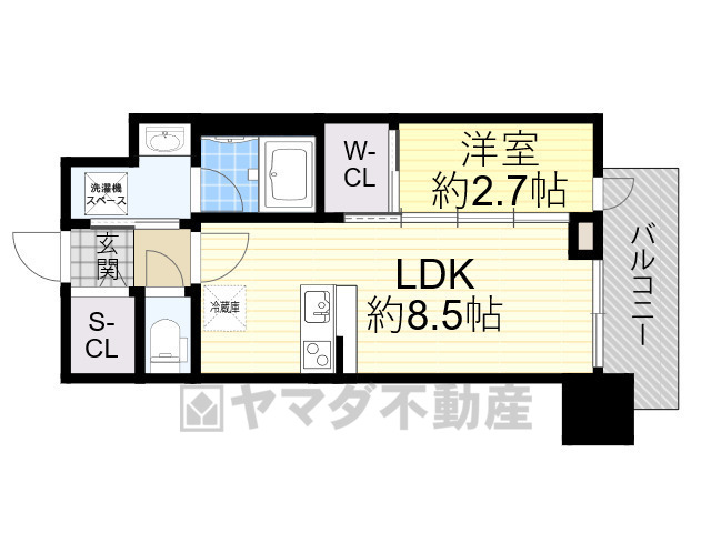 セレニテ江坂グランデの間取り