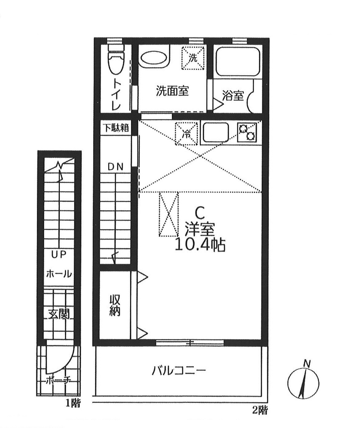 ヴァンヴェール長谷の間取り