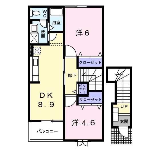 エクセルメゾンＢの間取り