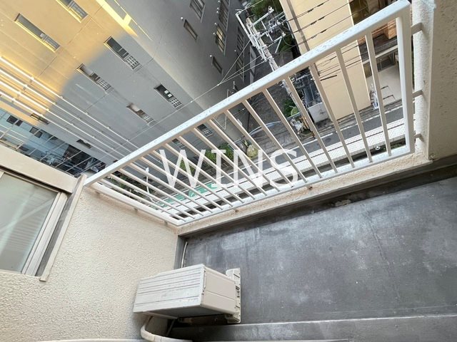 【福岡市中央区赤坂のマンションのバルコニー】