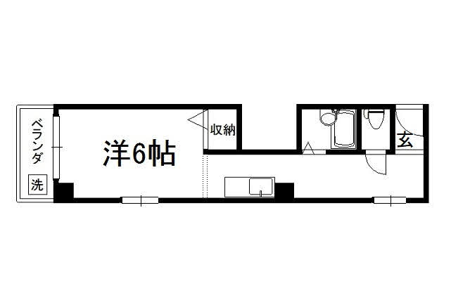 御所西シンワマンションの間取り