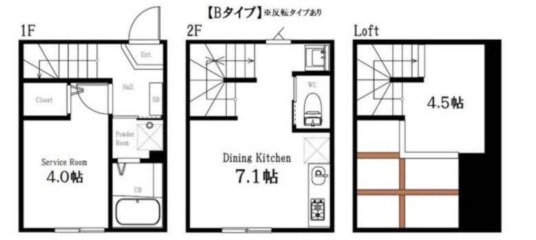 ハーミットクラブハウス久が原の間取り