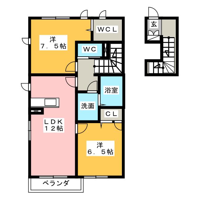 レフィシア　Ｂ棟の間取り