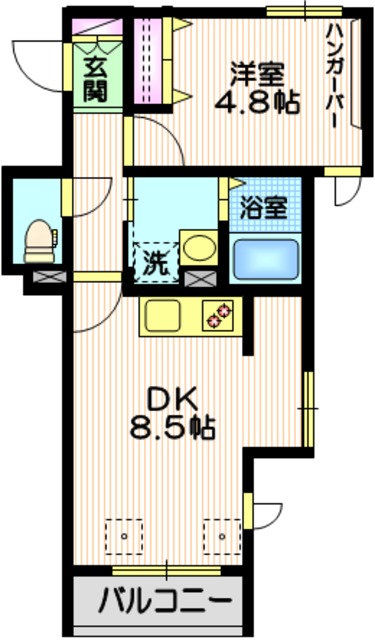 ベルメゾンSの間取り