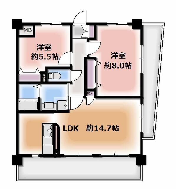 サンセイル西台の間取り