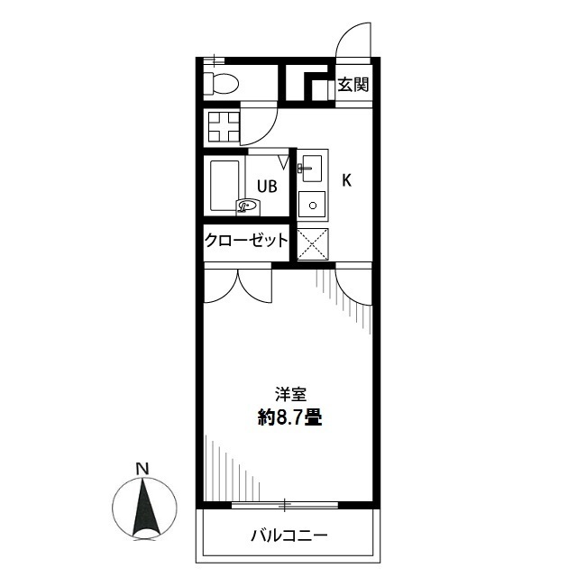 【アムール　リヴェールの間取り】