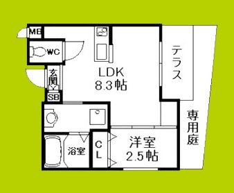 リアコート枚方御殿山NORTHの間取り