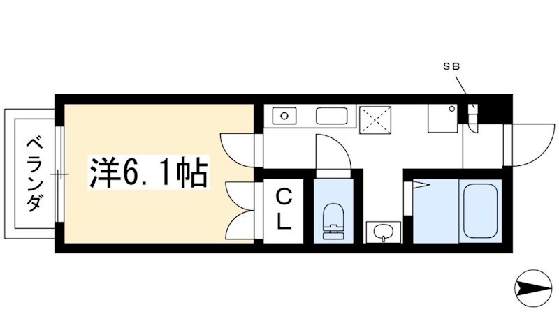 カーサやんちゃひめの間取り