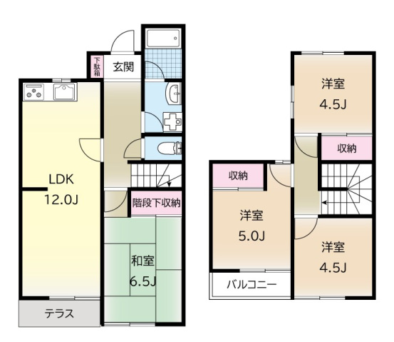 【クローバーヒルズIIIの間取り】