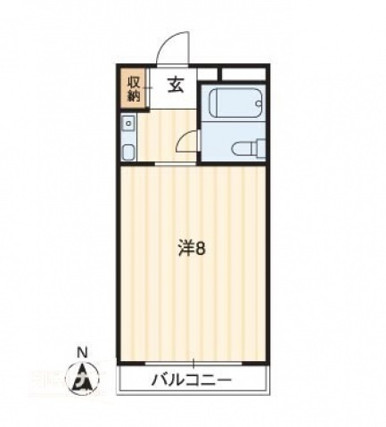 アルファ清心町の間取り