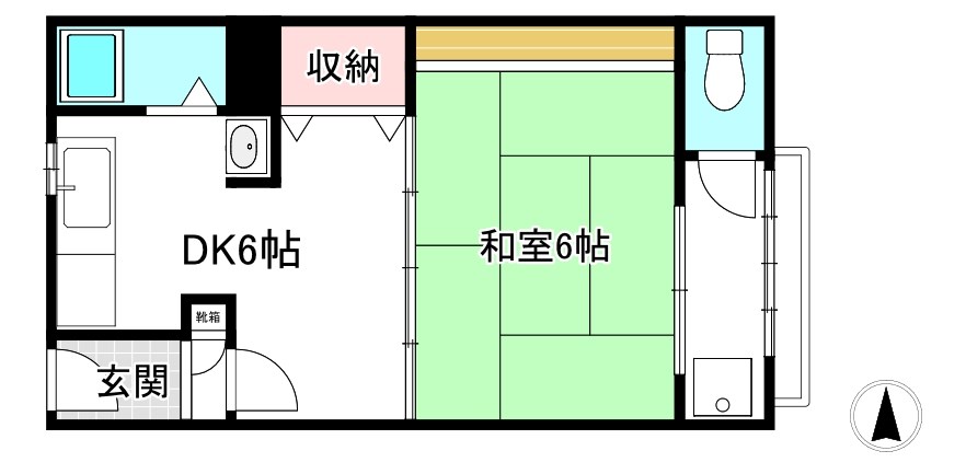 アミティエ一乗寺の間取り