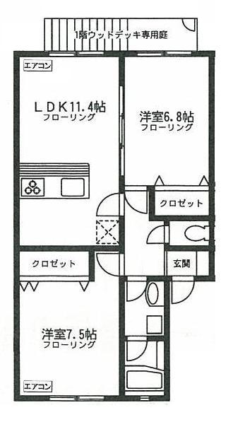 ノーブルスクエアIIIの間取り