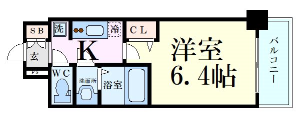 プレサンス新大阪ジェイズの間取り