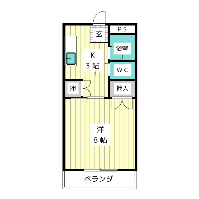 静山荘の間取り