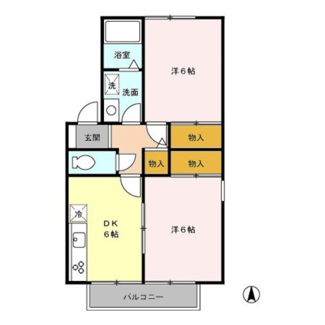 ハイカムールの間取り