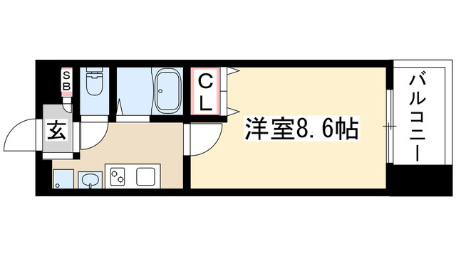 パルティール今池アネックスの間取り