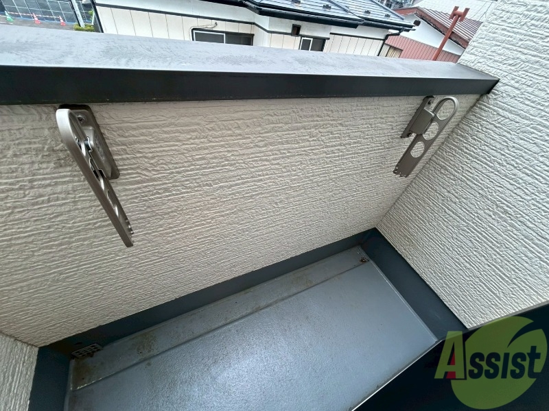 バルコニー　洗濯物もしっかり干せる広さのバルコニーです。