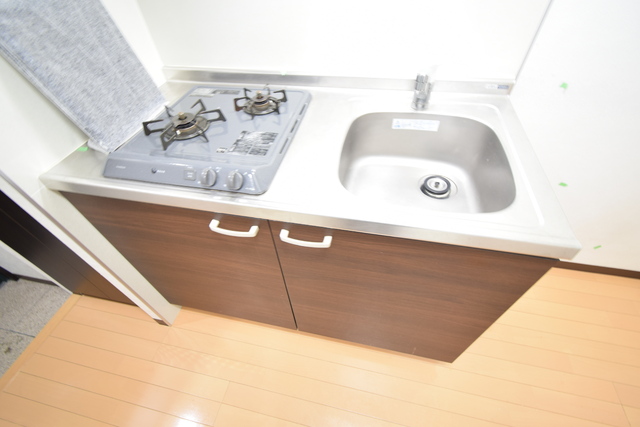 キッチン　ガスコンロ２口付き★