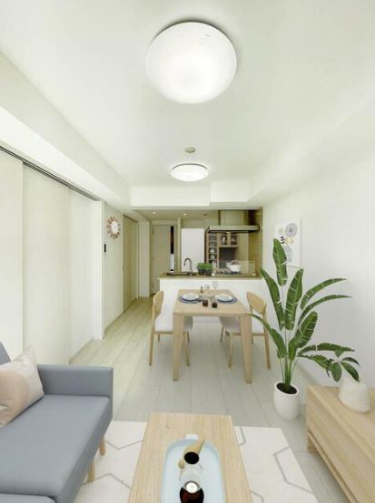 居室・リビング　家具は参考の物になります