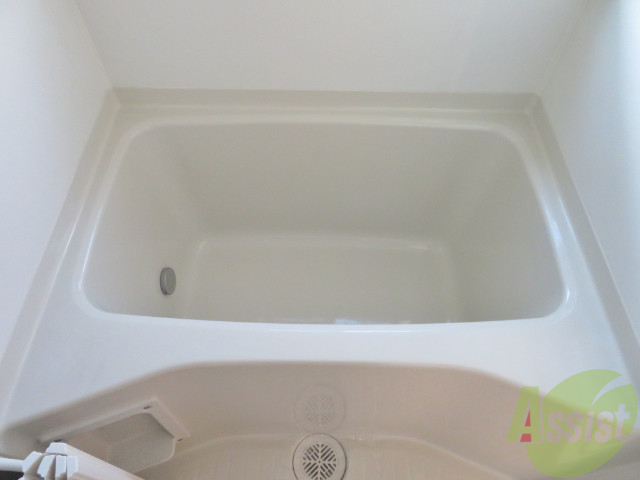 バス・シャワールーム　バスルームは狭すぎず、シャワーも浴びやすそうです。