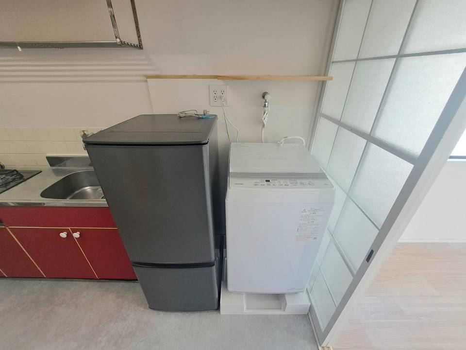 洗面設備　洗濯機置場