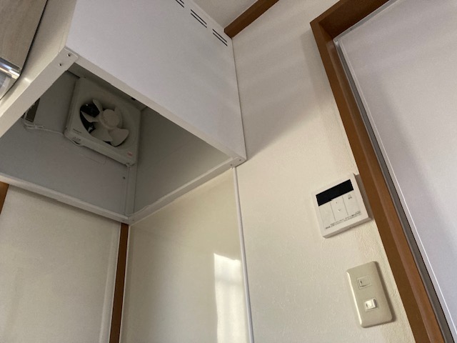 その他設備　給湯のスイッチ