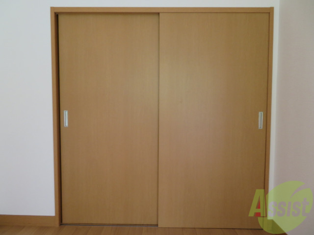 収納　ここに収納があります。収納があると部屋が広く使えます。