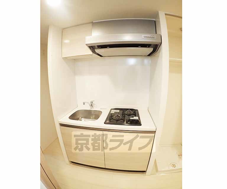 キッチン　二口ガスコンロ付いてます