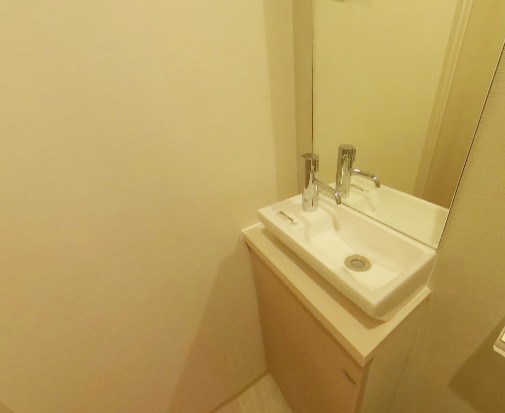 洗面設備　別タイプ部屋　参考写真です