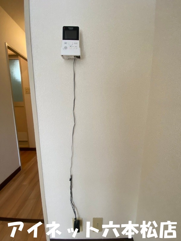 セキュリティ　来客時はこちらで確認出来ます