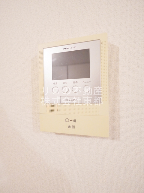セキュリティ　ＴＶモニター付インターホンがあるので訪問者が一目でわかります