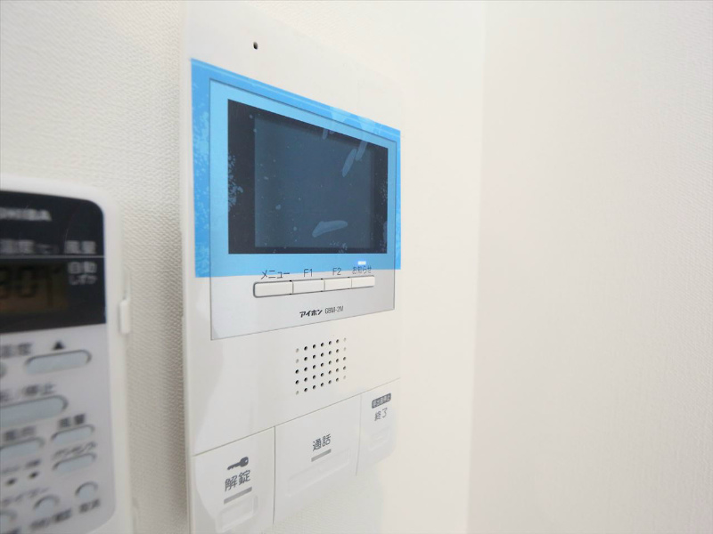 セキュリティ　ＴＶモニター付インターホン　イメージ画像