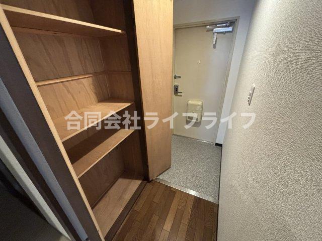 収納　たっぷりとした収納スペースです