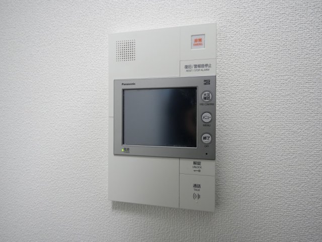 セキュリティ　モニター付きインターホンです