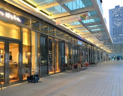 ショッピングセンター　ムスブ田町SHOPS＆REASTAURANTS（ショッピングセンター）まで499m