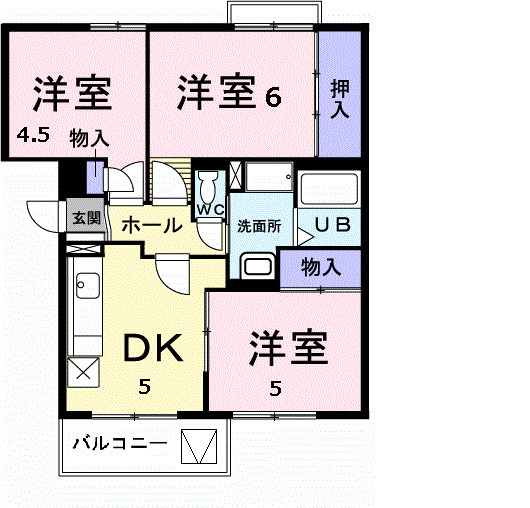 パストラルKの間取り写真