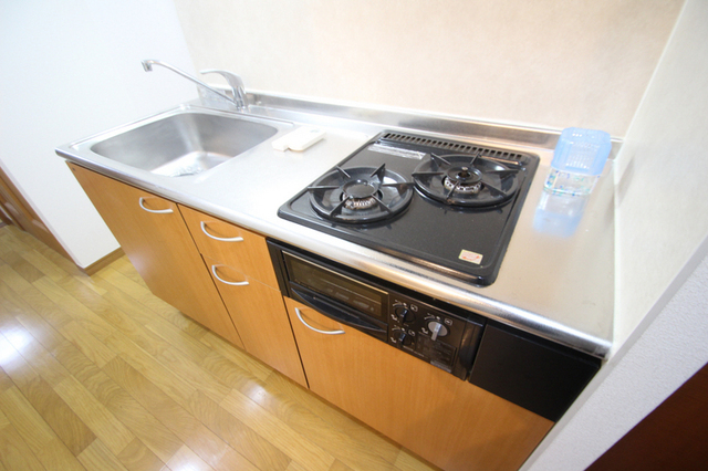 キッチン　1Ｋタイプのお部屋のお写真です