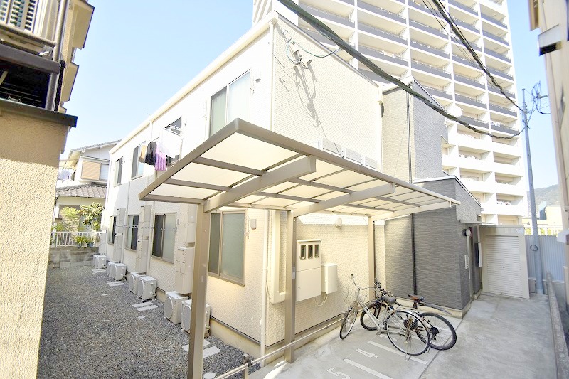 建物外観　お問合せはシティホーム海田センター　082-821-2227