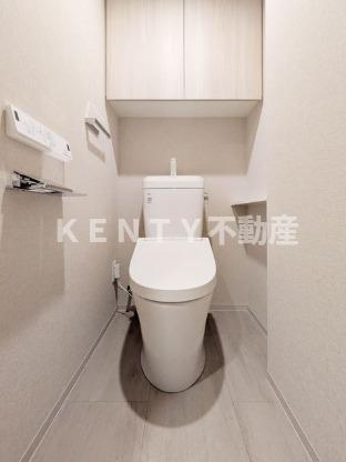 トイレ　ゆったりとした空間のトイレです