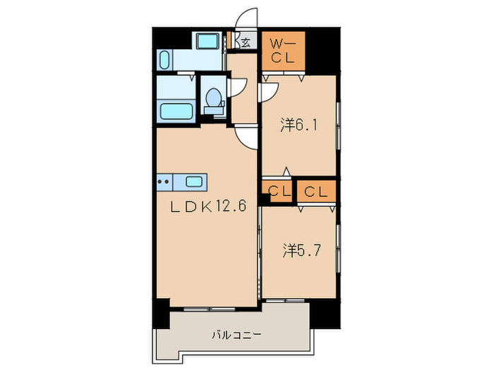 salice柳町IIの間取り写真