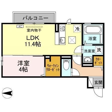 上越市 3階建 築11年の間取り写真