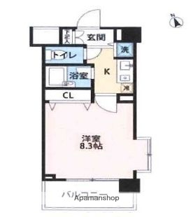 ＪＲ山手線 渋谷駅 徒歩6分 6階建 築27年の間取り写真