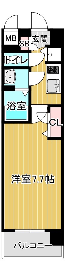 インザグレイス桜ノ宮の間取り写真