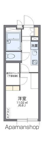 レオパレスアンソレイユの間取り写真