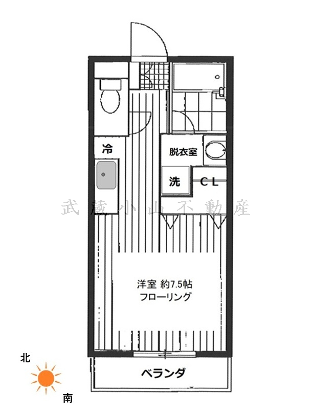 東急目黒線 武蔵小山駅 徒歩9分 4階建 築20年の間取り写真