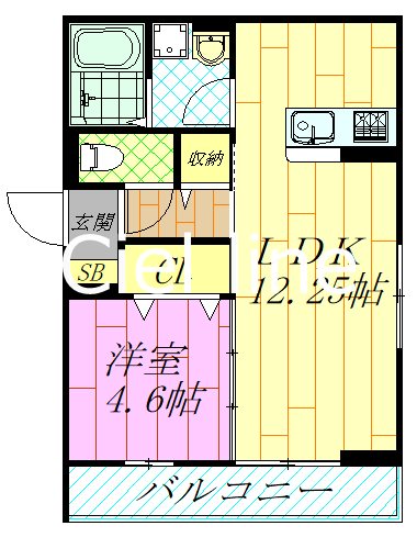 ルリアン東葛西の間取り写真