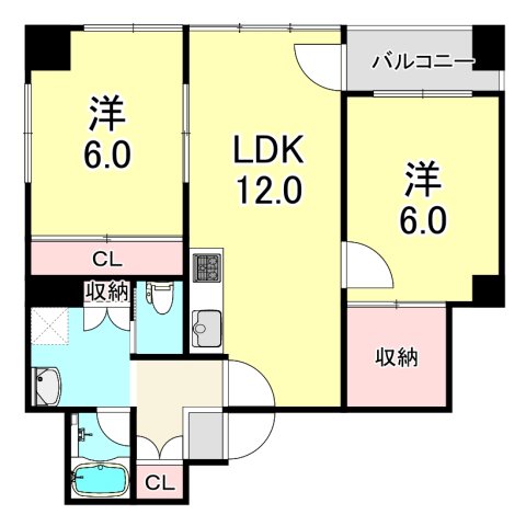 REBANGA船場アパートメントの間取り写真